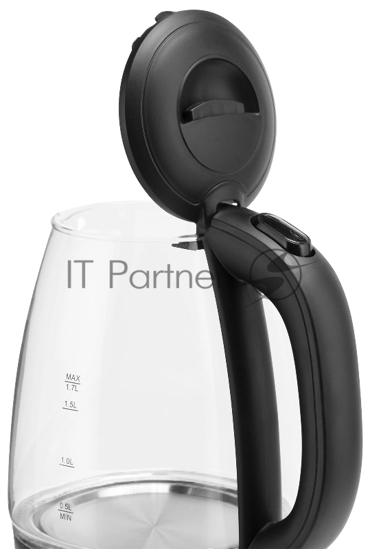 Чайник электрический Vitek VT-7060 прозрачный/черный 1.7л. 2200Вт