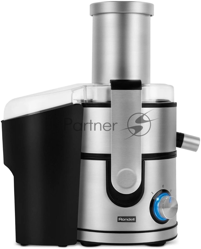 Соковыжималка центробежная Rondell 1501-RE-01, 1200Вт, 1100мл, серебристый