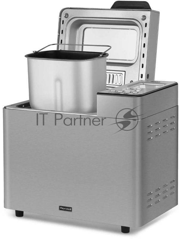 Хлебопечь Rondell 1640-RE-01, 600Вт, серебристый