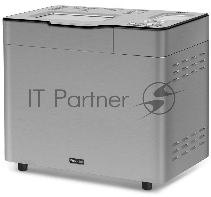 Хлебопечь Rondell 1640-RE-01, 600Вт, серебристый