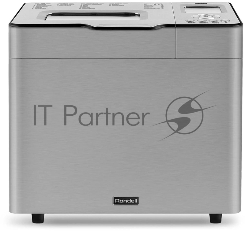 Хлебопечь Rondell 1640-RE-01, 600Вт, серебристый