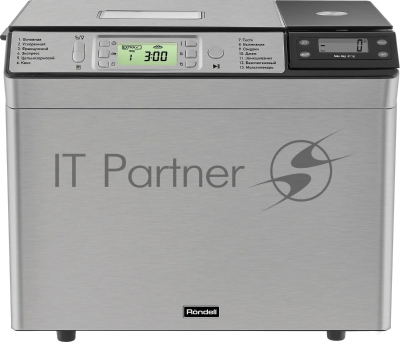 Хлебопечь Rondell RDE-1641, 700Вт, белый