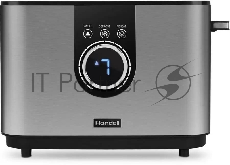 Тостер Rondell RDE-1200, 1000Вт, серебристый