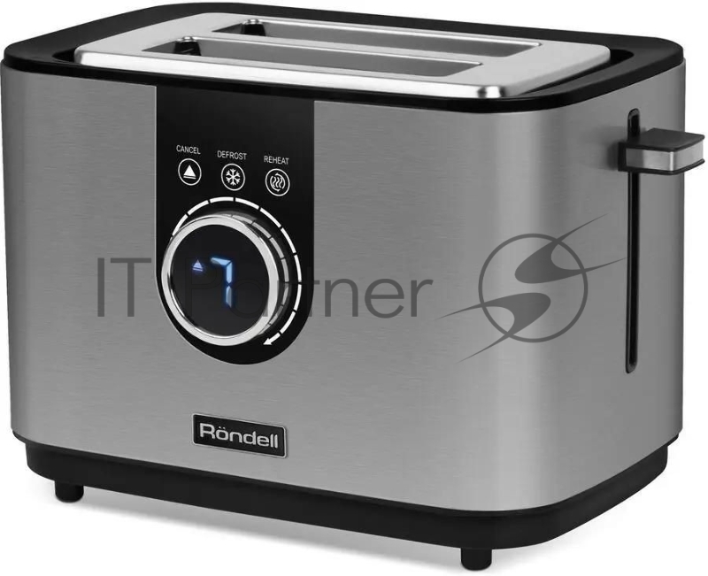 Тостер Rondell RDE-1200, 1000Вт, серебристый