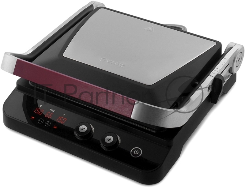 Электрогриль Vitek VT-2638 2000Вт черный/стальной
