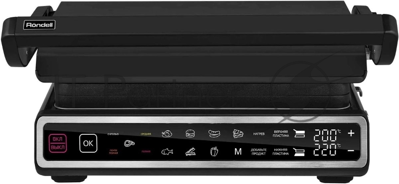 Гриль-пресс электрический Rondell RDE-1701, черный