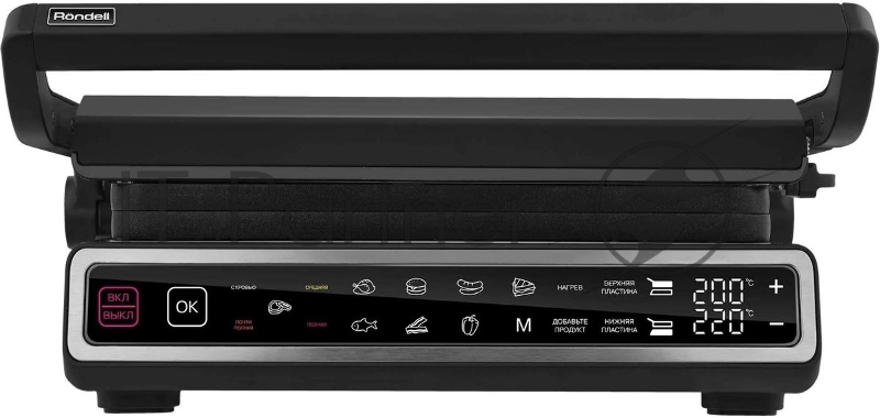 Гриль-пресс электрический Rondell RDE-1701, черный