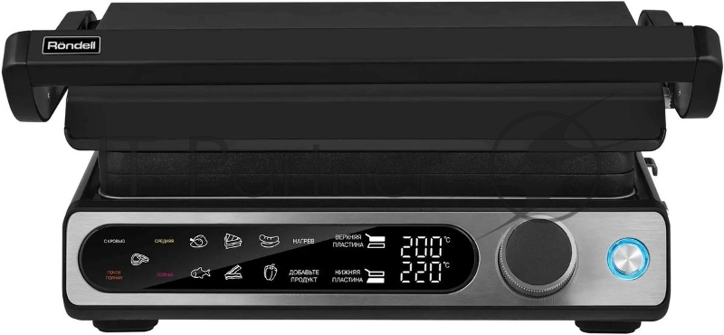 Гриль-пресс электрический Rondell RDE-1700, черный