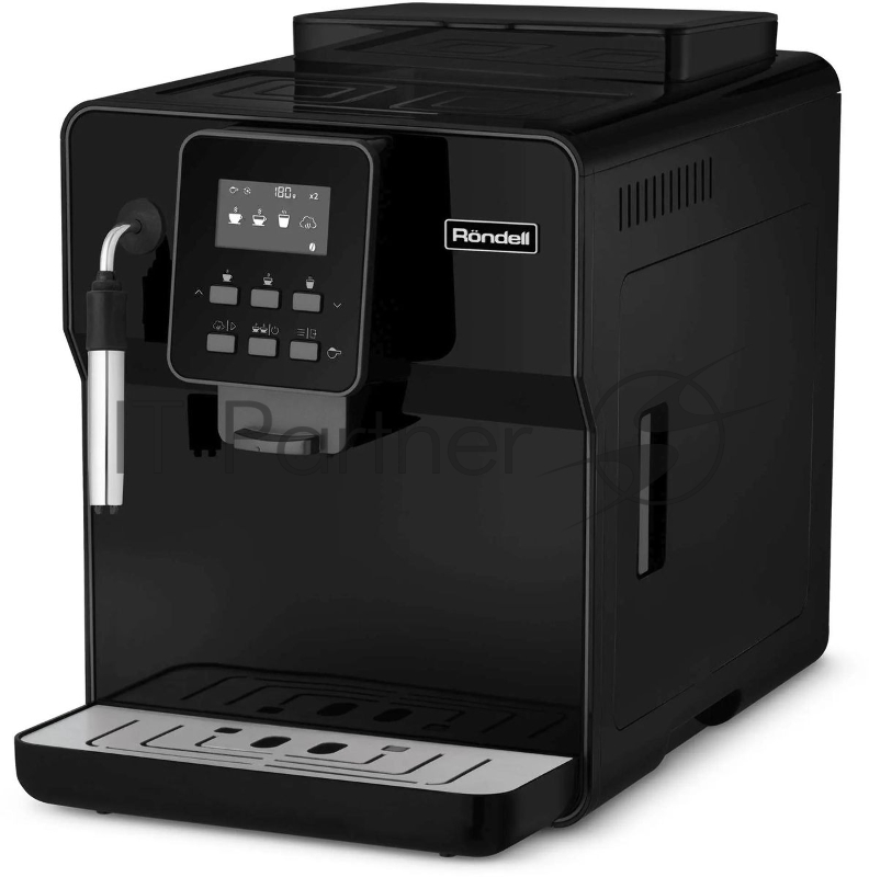 Кофемашина Rondell RDE-1109, 1350Вт, черный/серебристый