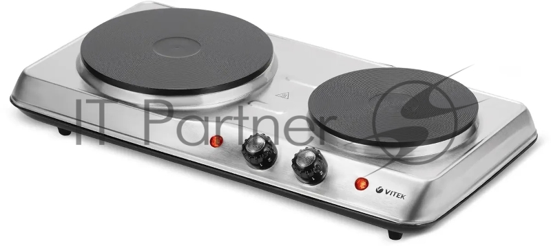 Плита Электрическая Vitek VT-3702 стальной (настольная)