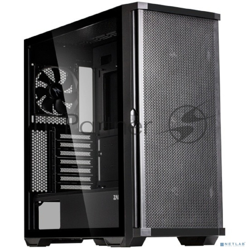 Корпус ZALMAN Z10, ATX, BLACK, WINDOW, 2x3.5, 2x2.5, 2xUSB3.0, 1xUSB 3.1 Type-C, FRONT 3x140mm, REAR 1x120mm