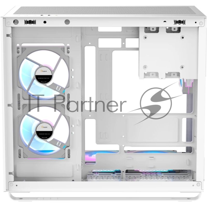 Корпус Ocypus Iota C70 WH ARGB ATX / win / white / 6 ARGB fans / no PSU / Tempered Glass