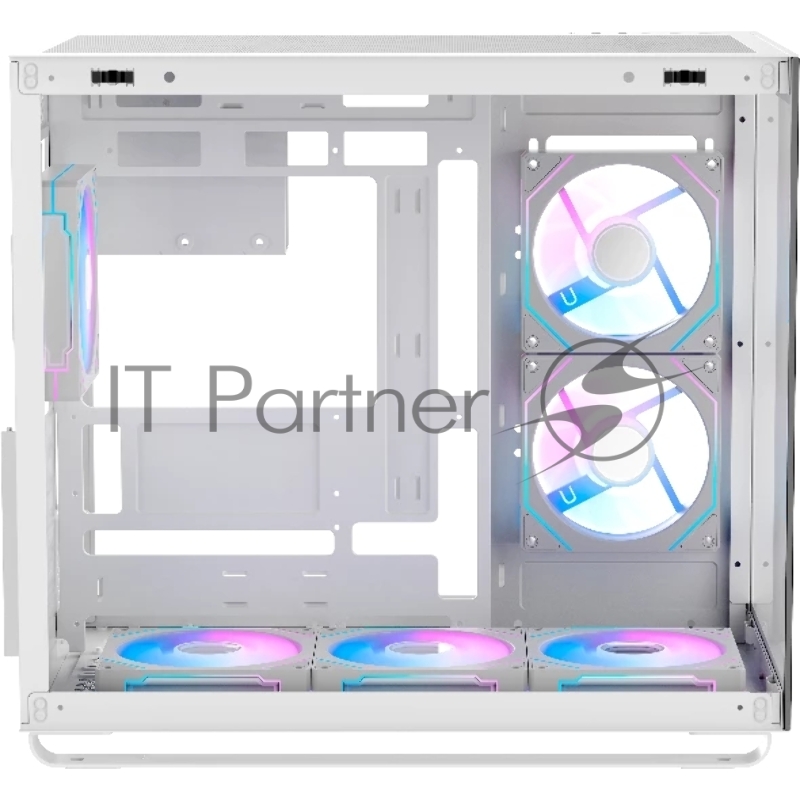 Корпус Ocypus Iota C70 WH ARGB ATX / win / white / 6 ARGB fans / no PSU / Tempered Glass