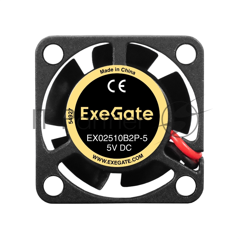 Вентилятор 5В DC ExeGate EX02510B2P-5 (25x25x10 мм, 2-Ball (двойной шарикоподшипник), 2pin, 10500RPM, 22.5dBA)