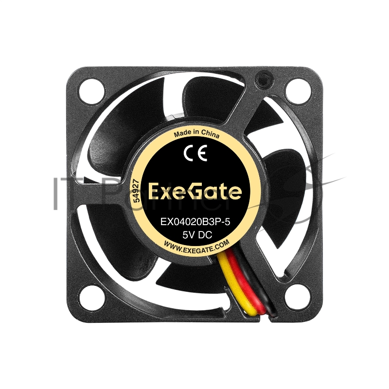 Вентилятор 5В DC ExeGate EX04020B3P-5 (40x40x20 мм, 2-Ball (двойной шарикоподшипник), 3pin, 5500RPM, 24dBA)
