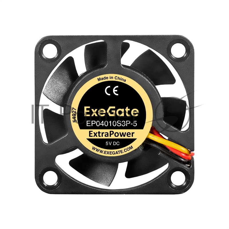 Вентилятор 5В DC ExeGate ExtraPower EP04010S3P-5 (40x40x10 мм, Sleeve bearing (подшипник скольжения), 3pin, 7500RMP, 35dBA)