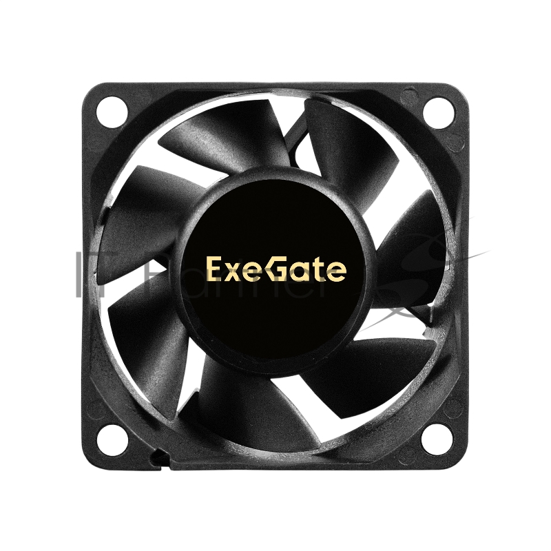 Вентилятор 12В DC ExeGate EX06025B3P (60x60x25 мм, 2-Ball (двойной шарикоподшипник), 3pin, 3500RPM, 25dBA)