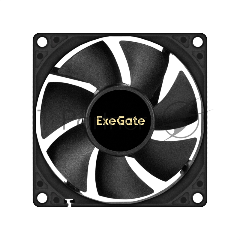 Вентилятор 24В DC ExeGate EX08020S3P-24 (80x80x20 мм, Sleeve bearing (подшипник скольжения), 3pin, 3900RMP, 41,2dBA)