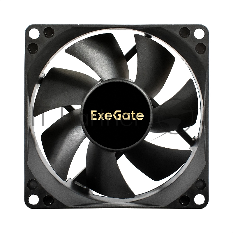 Вентилятор 24В DC ExeGate EX08025S3P-24 (80x80x25 мм, Sleeve bearing (подшипник скольжения), 3pin, 2850RMP, 28dBA)