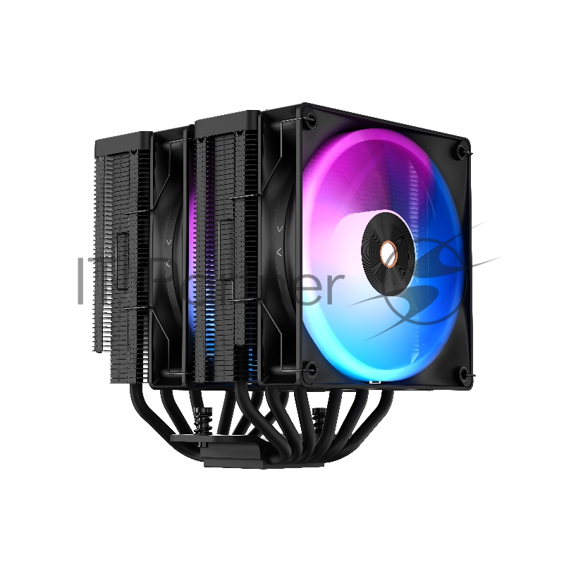 Кулер Ocypus Delta A62 BK ARGB Black 260W/ All Intel/ AMD AM*/ 2 fans / Screws