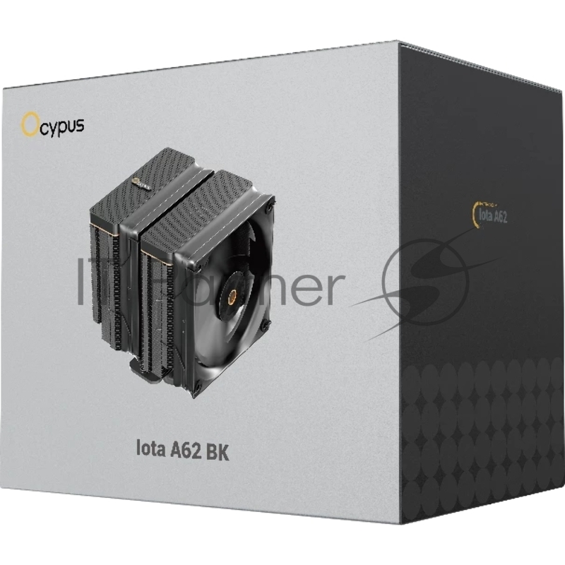 Кулер Ocypus Iota A62 BK Black 260W/ All Intel/ AMD AM* / Digital display / 2 fans / Screws