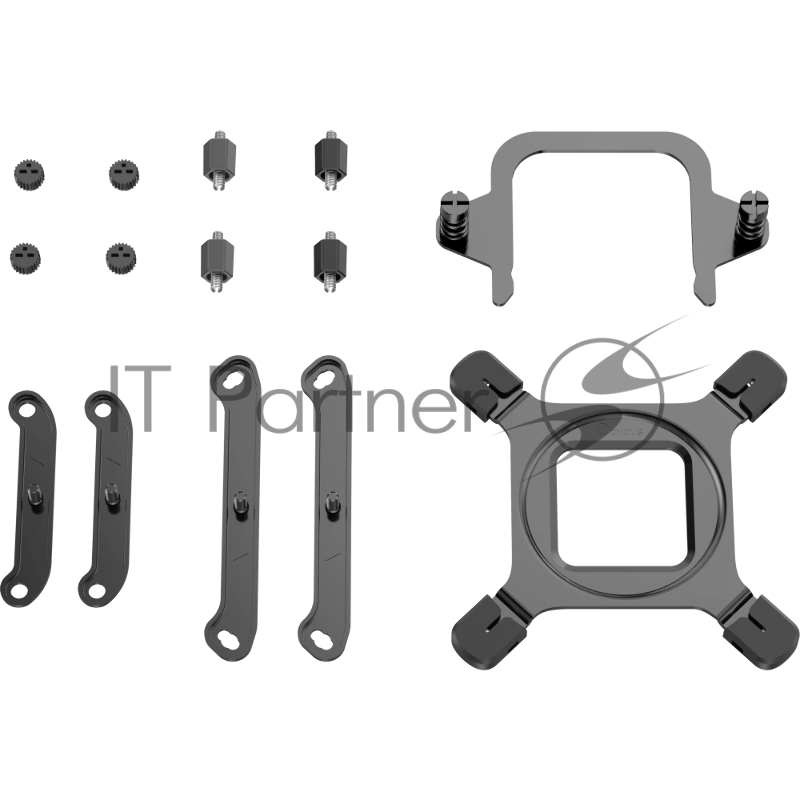 Система жидкостного охлаждения Ocypus Iota L24 BK ARGB Black 280W/ All Intel/ AMD AM*/ Digital display / Screws