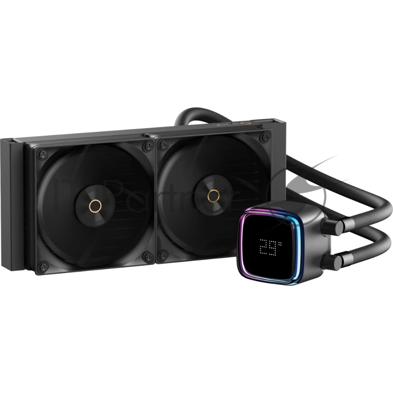 Система жидкостного охлаждения Ocypus Iota L24 BK ARGB Black 280W/ All Intel/ AMD AM*/ Digital display / Screws