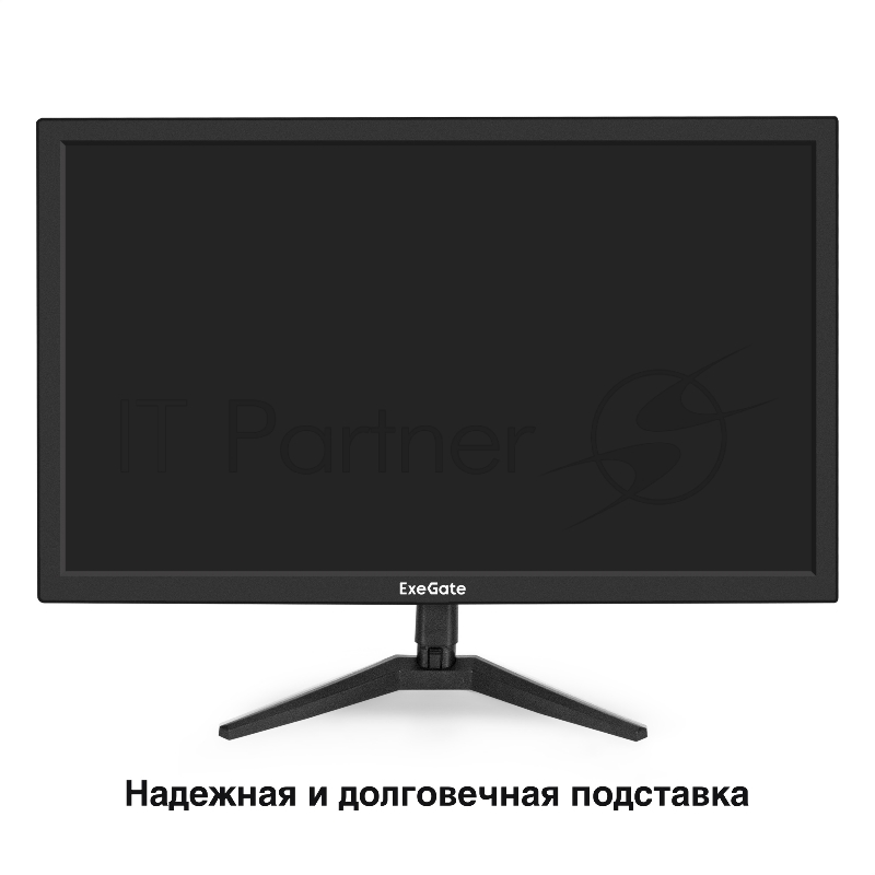 Монитор 24 ExeGate EB2400A (VA LED Grade A+, FHD, 1920x1080@75Гц, 16:9, 200cd/m2, 3000:1, 170°/160°, 5ms, D-Sub, HDMI, Flicker-free, Low Blue Light, кабель HDMI 1.5м, VESA 75x75, регулировка наклона (tilt), черный)