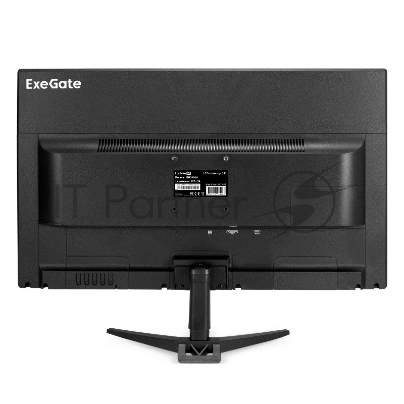 Монитор 24 ExeGate EB2400A (VA LED Grade A+, FHD, 1920x1080@75Гц, 16:9, 200cd/m2, 3000:1, 170°/160°, 5ms, D-Sub, HDMI, Flicker-free, Low Blue Light, кабель HDMI 1.5м, VESA 75x75, регулировка наклона (tilt), черный)