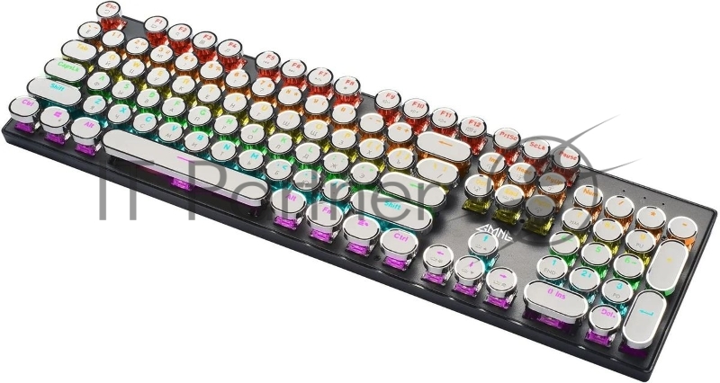 Клавиатура GMNG GG-KB815X механическая черный/белый USB Multimedia for gamer LED (1913914)