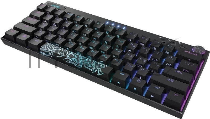 Клавиатура GMNG GG-KB500XW механическая черный USB беспроводная BT/Radio Multimedia for gamer LED (1910516)