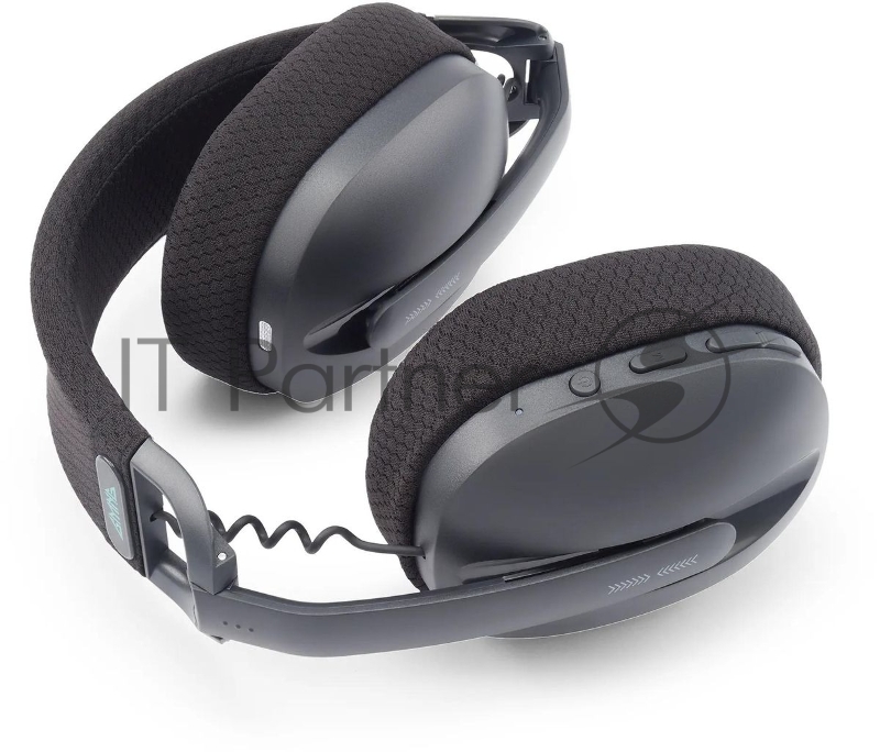 Наушники с микрофоном GMNG GG-HS420W темно-серый 1.5м накладные BT/Radio оголовье (1970391)