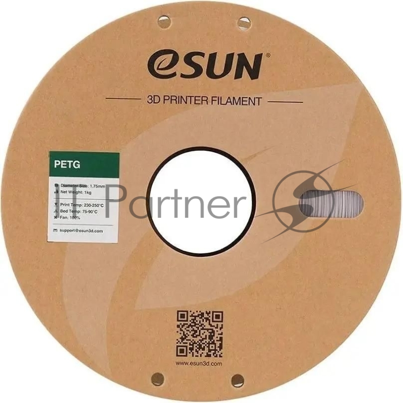 Пластик для принтера 3D Esun PETG175N1 PETG d1.75мм 1кг 1цв.