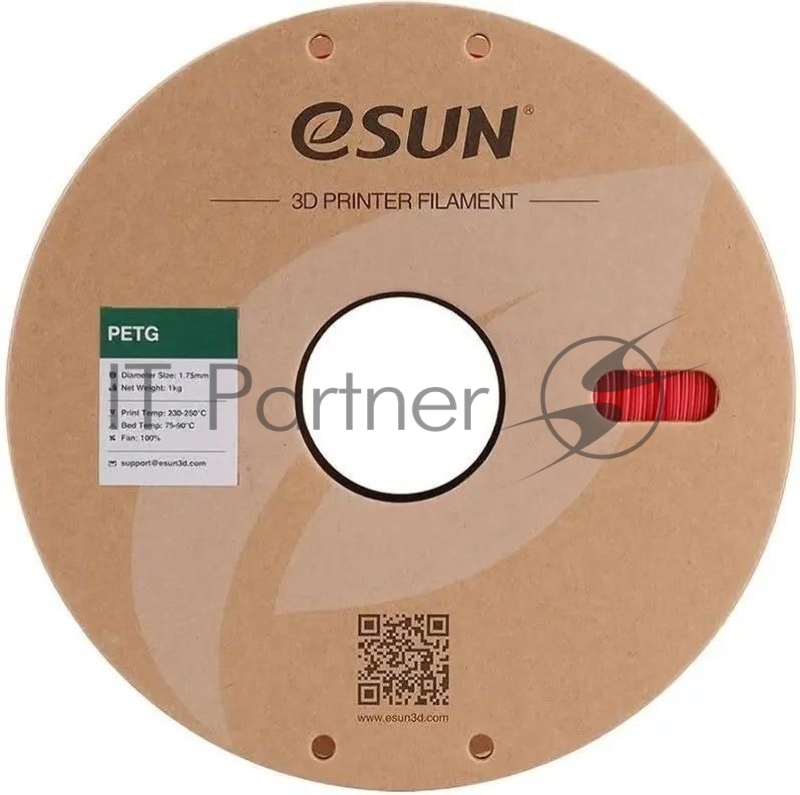 Пластик для принтера 3D Esun PETG175SR1 PETG d1.75мм 1кг 1цв.