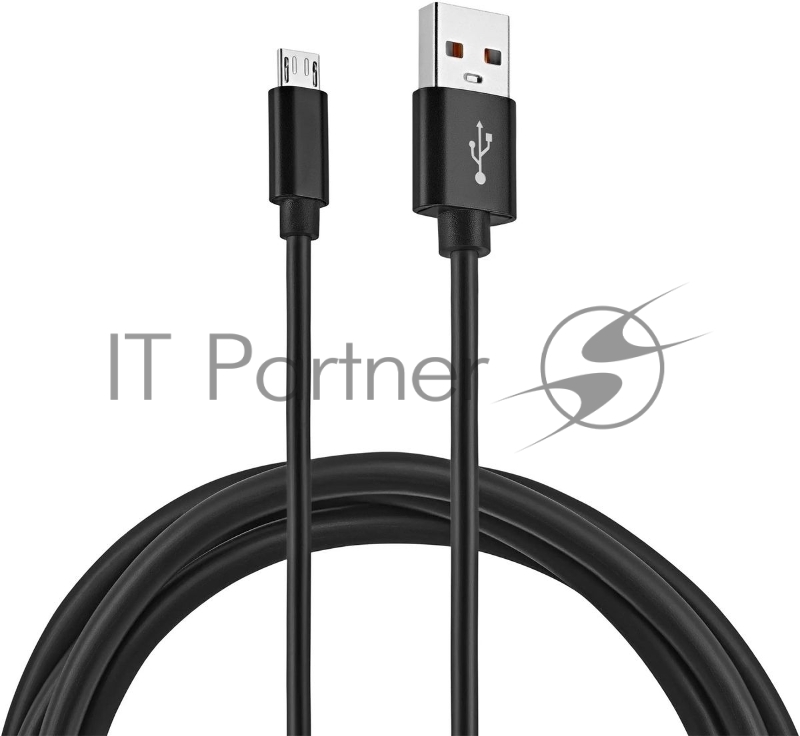 Кабель KingPrice KP-microUSB-2.4A-1m USB (m)-micro USB (m) 1м черный