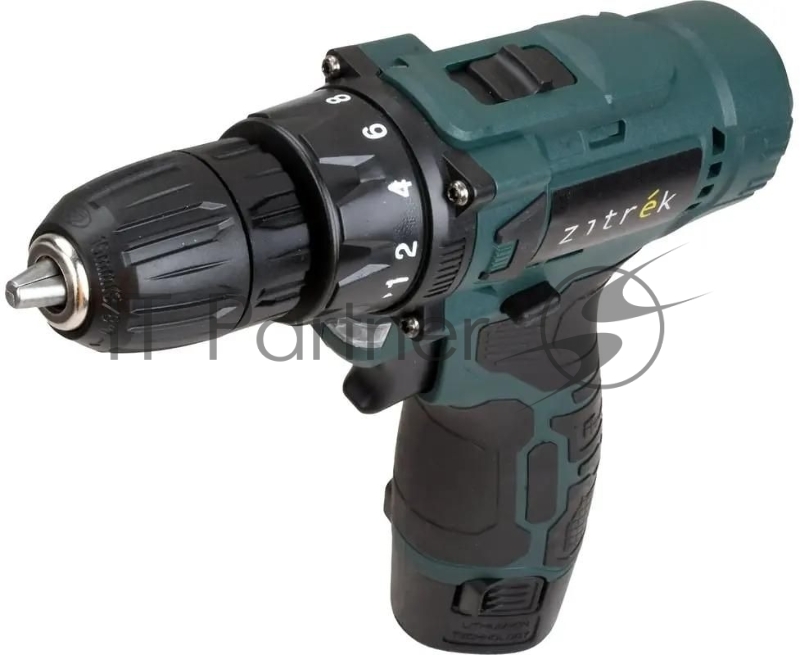 Дрель-шуруповерт Zitrek Green 12V Plus аккум. патрон:быстрозажимной (085-1014)