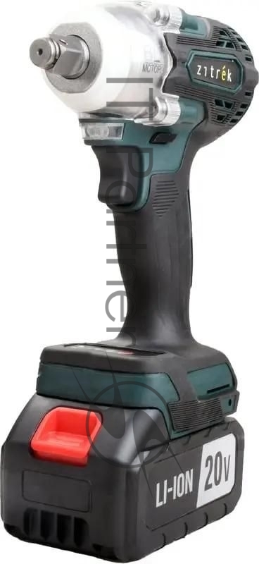 Гайковерт Zitrek Crusher 20 зеленый/черный аккум. патрон:квад.1/2 (кейс в комплекте) (085-1022)