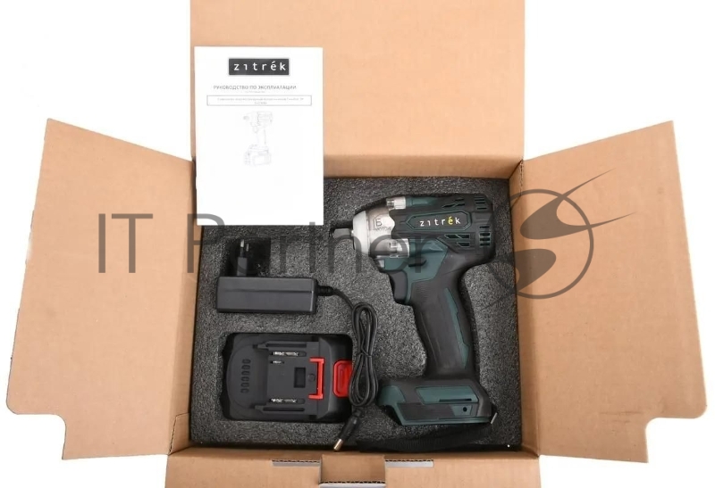 Гайковерт Zitrek Crusher 20 аккум. патрон:квад.1/2 (085-1021)