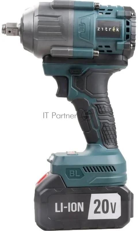 Гайковерт Zitrek Crusher 20 PRO аккум. патрон:квад.1/2 (кейс в комплекте) (085-1020)