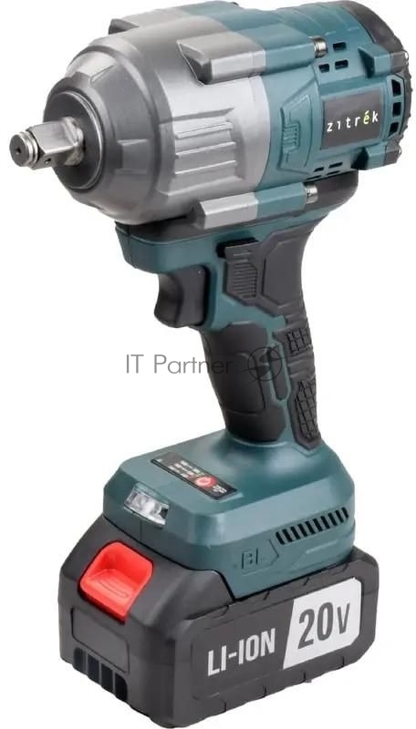 Гайковерт Zitrek Crusher 20 PRO аккум. патрон:квад.1/2 (кейс в комплекте) (085-1020)