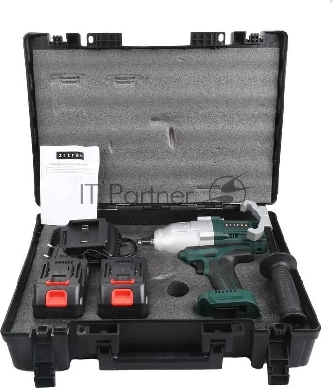 Гайковерт Zitrek Crusher 20 PRO MAX аккум. патрон:квад.1/2 (кейс в комплекте) (085-1023)