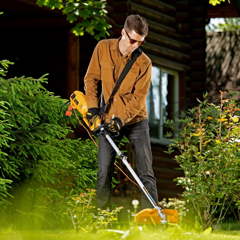 Триммер электрический TE-1220, 1200 Вт, 380 мм, катушка, диск, разборная штанга// Denzel