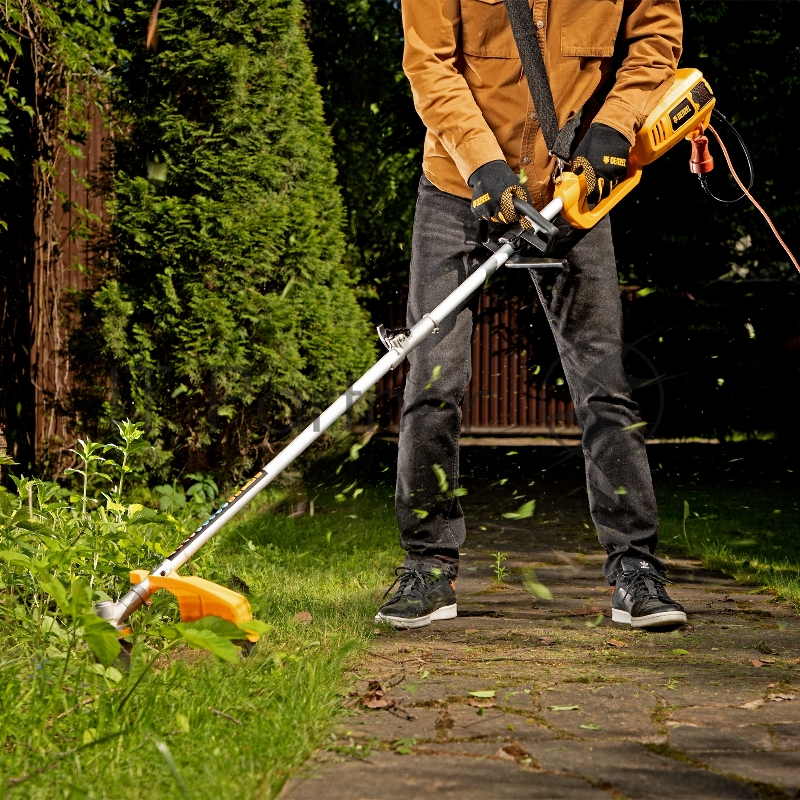 Триммер электрический TE-1220, 1200 Вт, 380 мм, катушка, диск, разборная штанга// Denzel