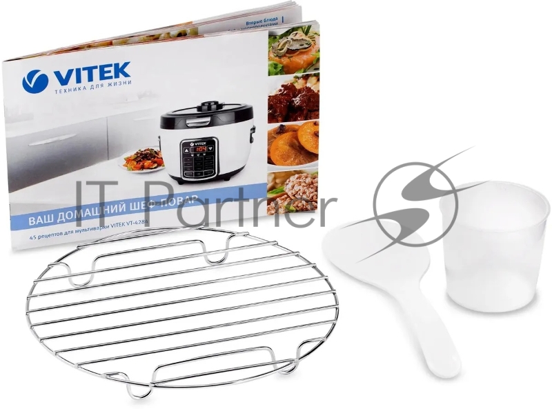 Мультиварка Vitek VT-4281 4л 800Вт бежевый/белый