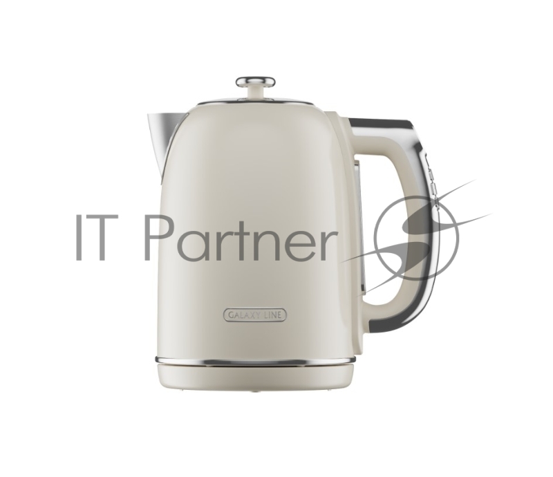 Чайник электрический Galaxy Line GL 0359 1.7л. 2200Вт белый корпус: нерж.сталь/пластик