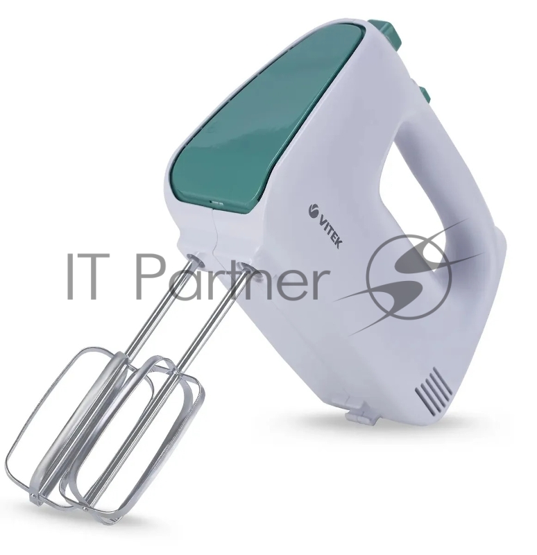 Миксер ручной Vitek VT-1490 белый/зеленый