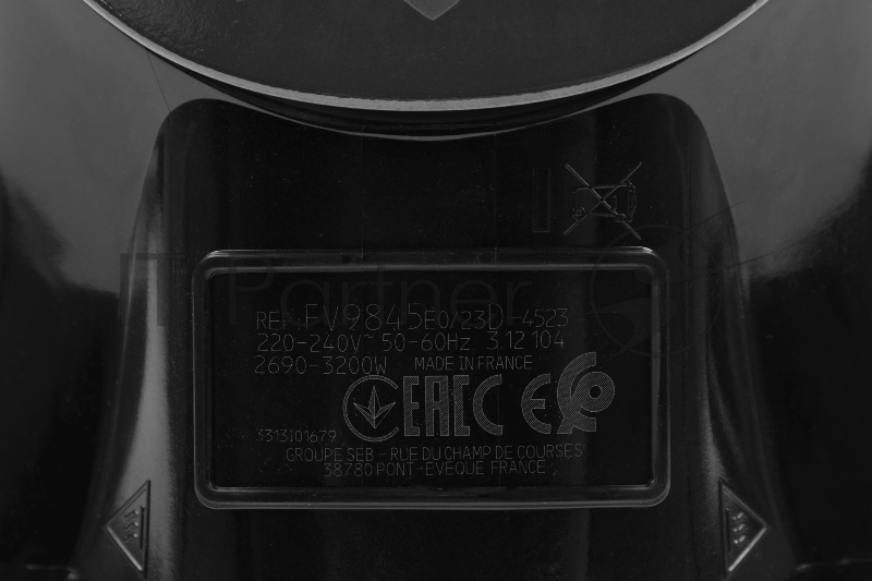 Утюг Tefal FV9845E0 3200Вт черный/бежевый