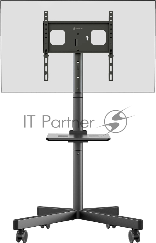 Стойка для телевизора Onkron TS1137 черный 23-60 макс.45кг напольный мобильный