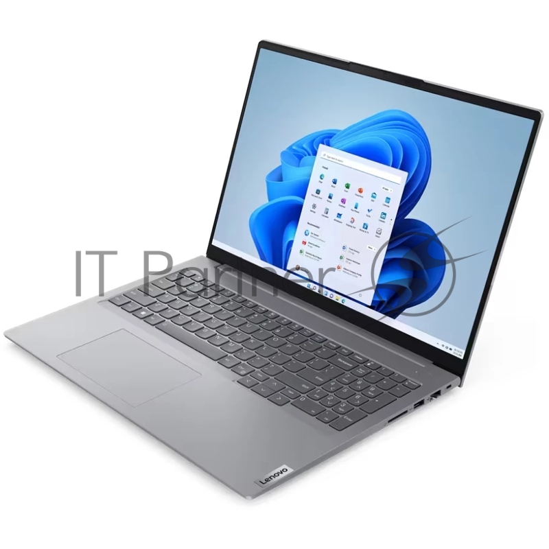Ноутбук Lenovo ThinkBook 16 G6 ABP Ryzen 7 7730U 16Gb SSD 512Gb AMD Radeon Graphics 16 WUXGA IPS Cam 45Вт*ч Win11Pro Серый 21KK000MRU