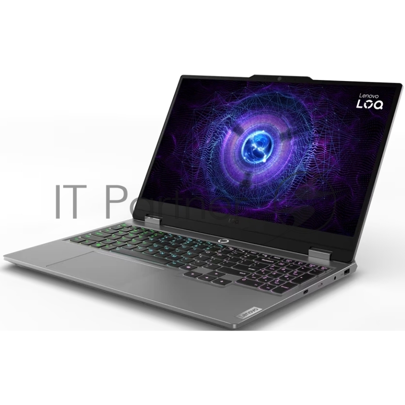 Ноутбук Lenovo LOQ 15IAX9 Intel Core i5 12450HX 2400MHz/15.6/1920x1080/16GB/51 SSD/NVIDIA GeForce RTX 4060 8GB/Wi-Fi/Bluetooth/Без ОС (83GS00ENRK) Grey